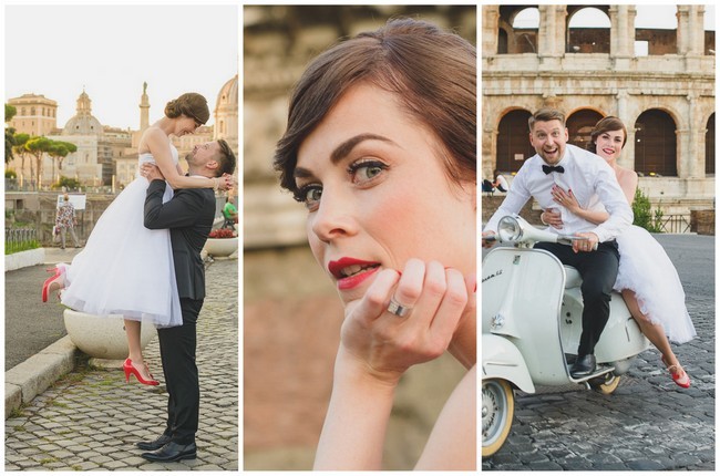 Audrey Hepburn Roman Holiday Italy Elopement - Rochelle Cheever Photography 