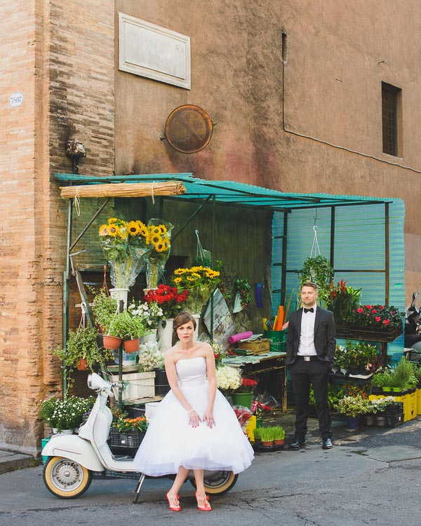 Audrey Hepburn Roman Holiday Italy Elopement - Rochelle Cheever Photography 