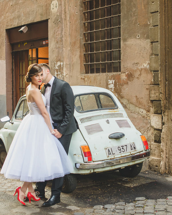 Audrey Hepburn Roman Holiday Italy Elopement - Rochelle Cheever Photography 