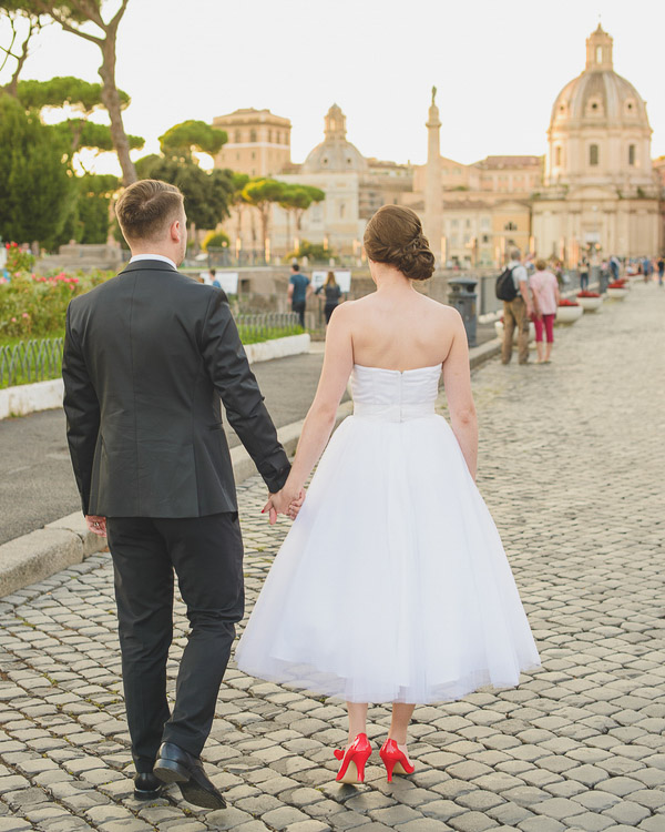 Audrey Hepburn Roman Holiday Italy Elopement - Rochelle Cheever Photography 