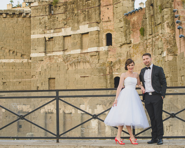 Audrey Hepburn Roman Holiday Italy Elopement - Rochelle Cheever Photography 