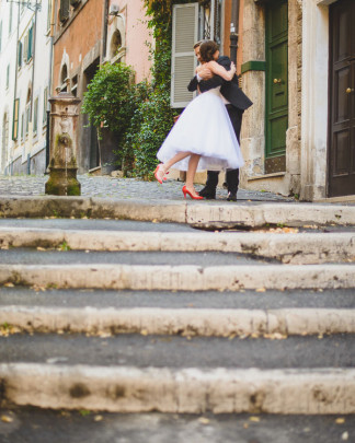 Audrey Hepburn Roman Holiday Italy Elopement - Rochelle Cheever Photography 