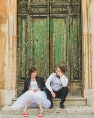 Audrey Hepburn Roman Holiday Italy Elopement - Rochelle Cheever Photography 