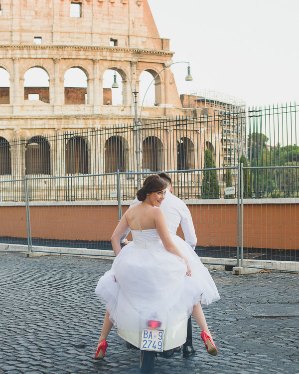 Audrey Hepburn Roman Holiday Italy Elopement - Rochelle Cheever Photography 