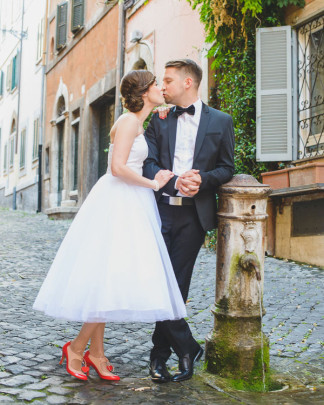 Audrey Hepburn Roman Holiday Italy Elopement - Rochelle Cheever Photography 