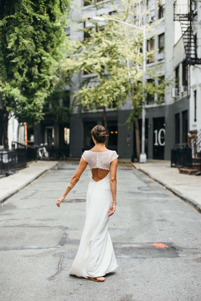 A French Girl in New York: Aurelia Hoang Wedding Gowns. Photographed by Jean-Laurent Gaudy