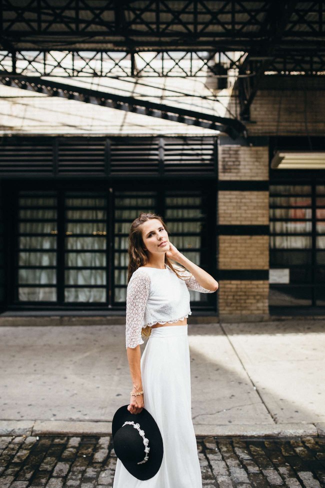 A French Girl in New York: Aurelia Hoang Wedding Gowns. Photographed by Jean-Laurent Gaudy