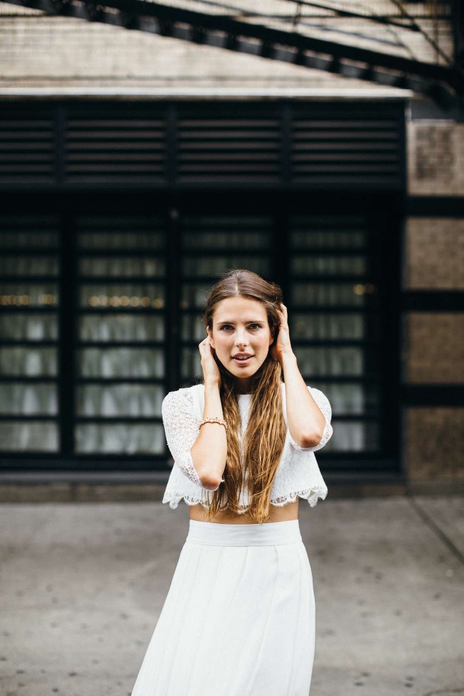 A French Girl in New York: Aurelia Hoang Wedding Gowns. Photographed by Jean-Laurent Gaudy