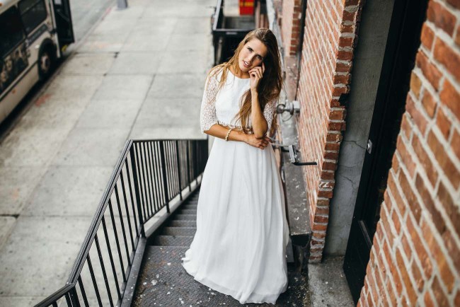 A French Girl in New York: Aurelia Hoang Wedding Gowns. Photographed by Jean-Laurent Gaudy