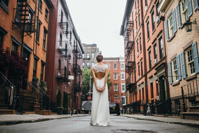 A French Girl in New York: Aurelia Hoang Wedding Gowns. Photographed by Jean-Laurent Gaudy