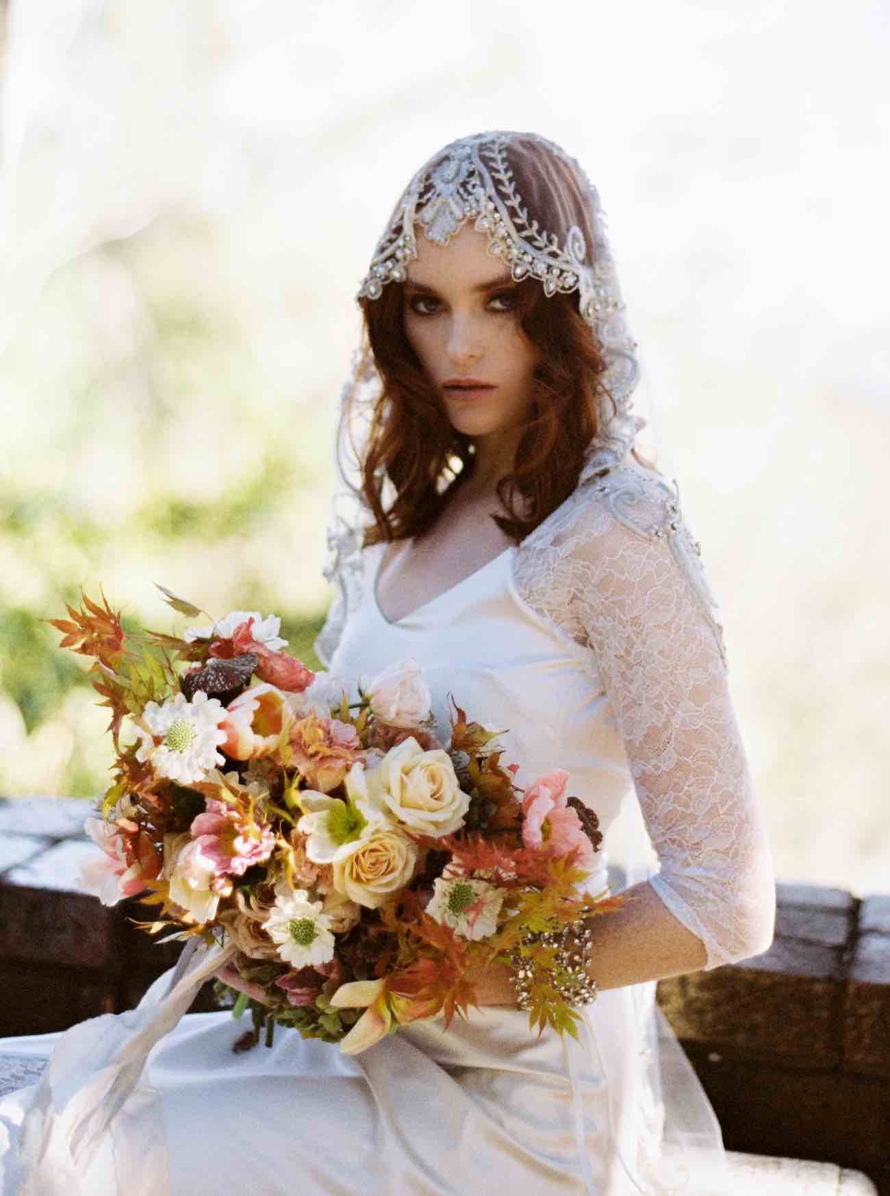 Delicately Divine Autumn Bride Inspiration by Bride La Boheme