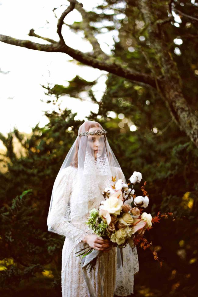 Delicately Divine Autumn Bride Inspiration by Bride La Boheme