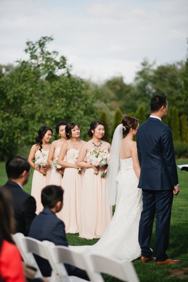 Blush Gold White Outdoor Seattle Wedding 47