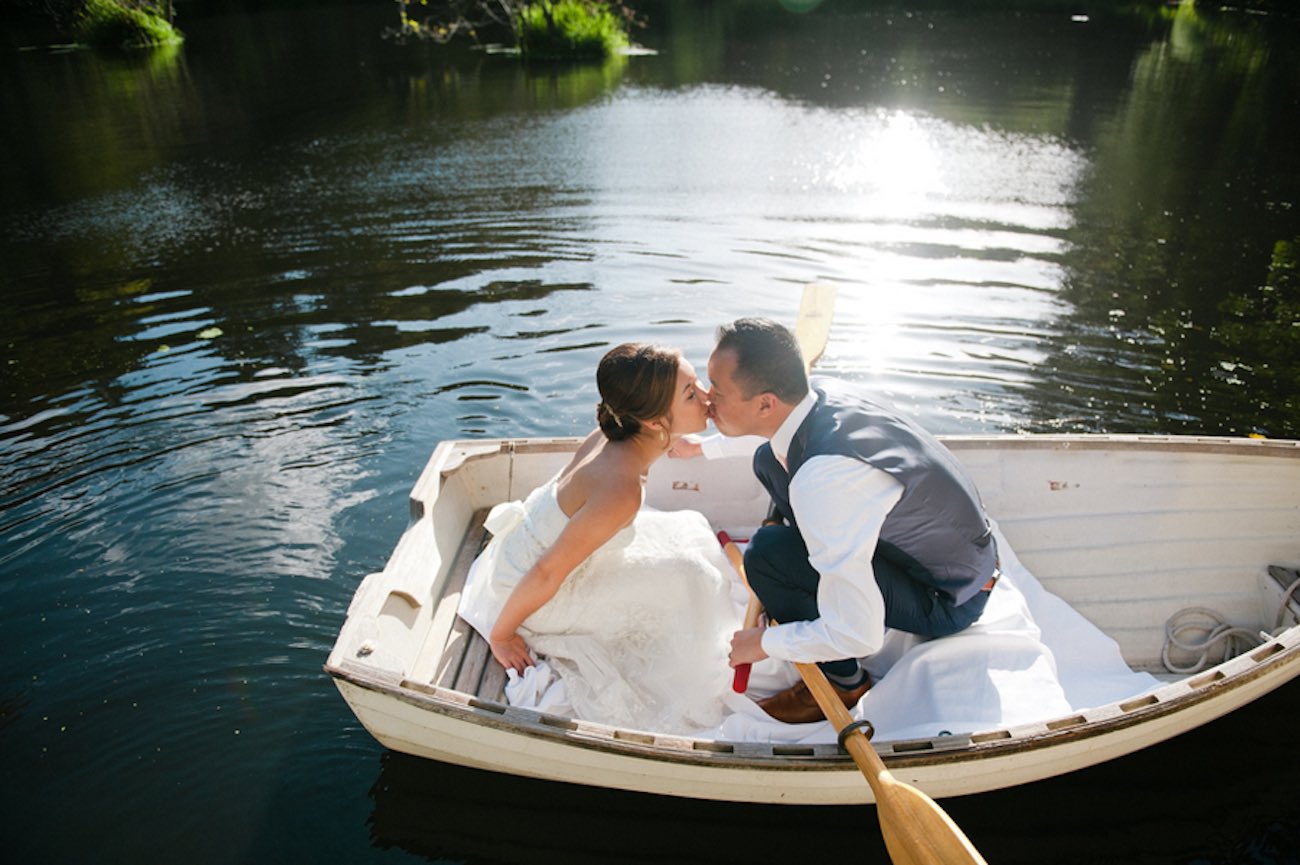 Blush Gold White Outdoor Seattle Wedding 5