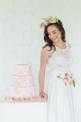 Blush Watercolor Wedding Ideas - Adele Kloppers Photography