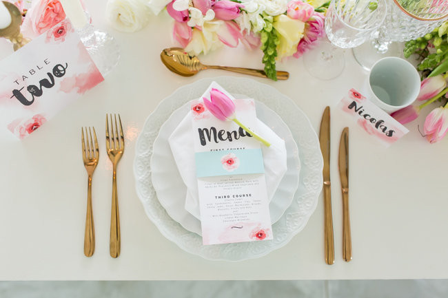 Blush Watercolor Wedding Ideas - Adele Kloppers Photography