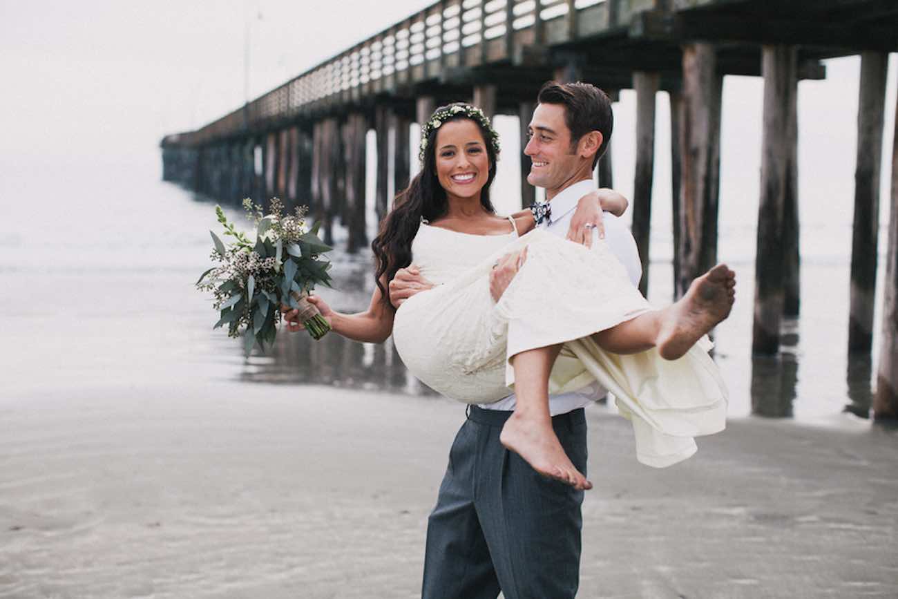 Bohemian Surf Fiesta Beach Wedding - Alexandra Wallace Photography