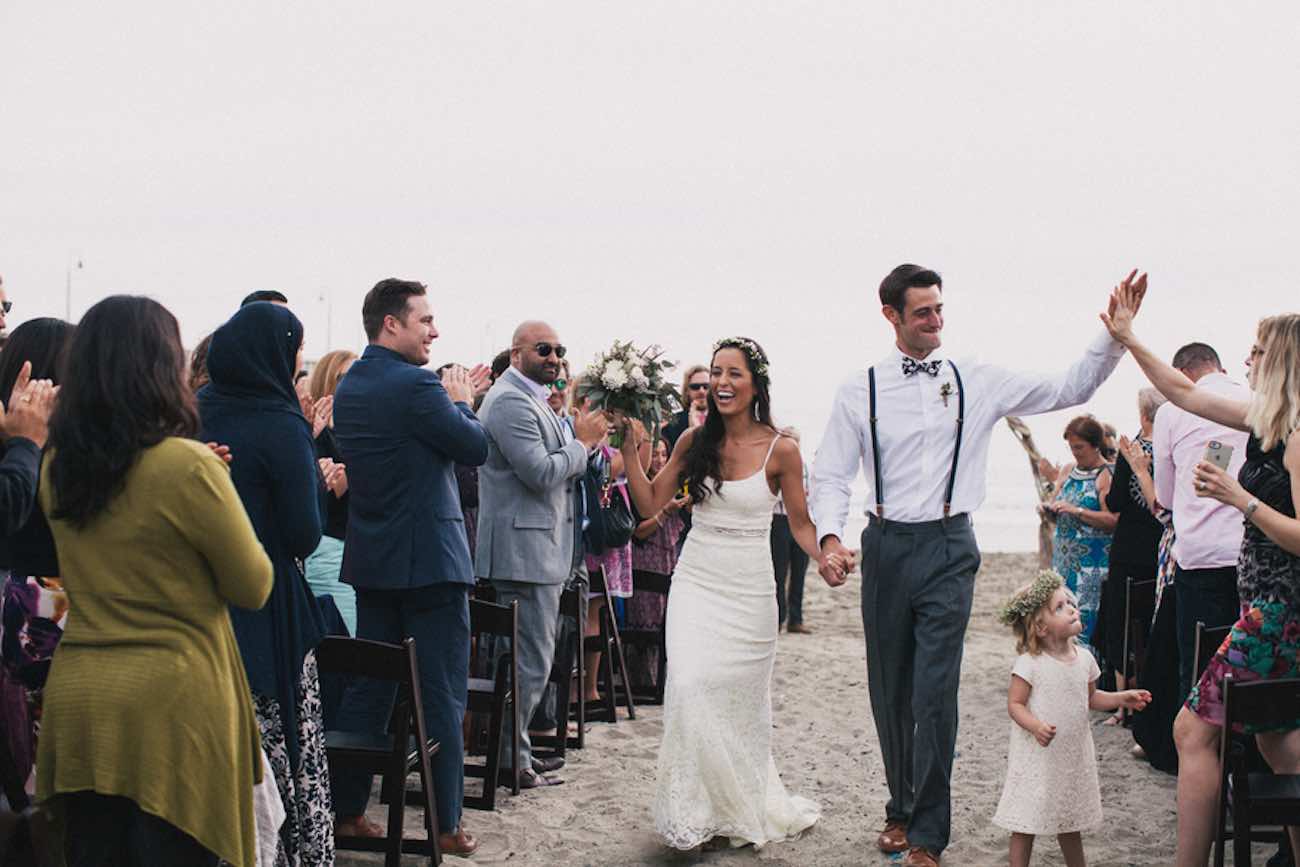 Bohemian Surf Fiesta Beach Wedding - Alexandra Wallace Photography