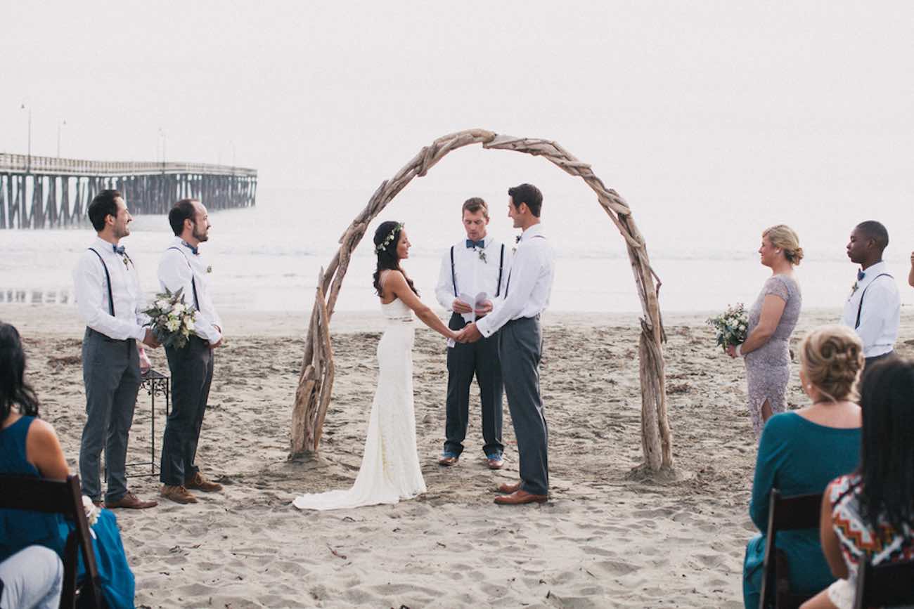 Bohemian Surf Fiesta Beach Wedding - Alexandra Wallace Photography