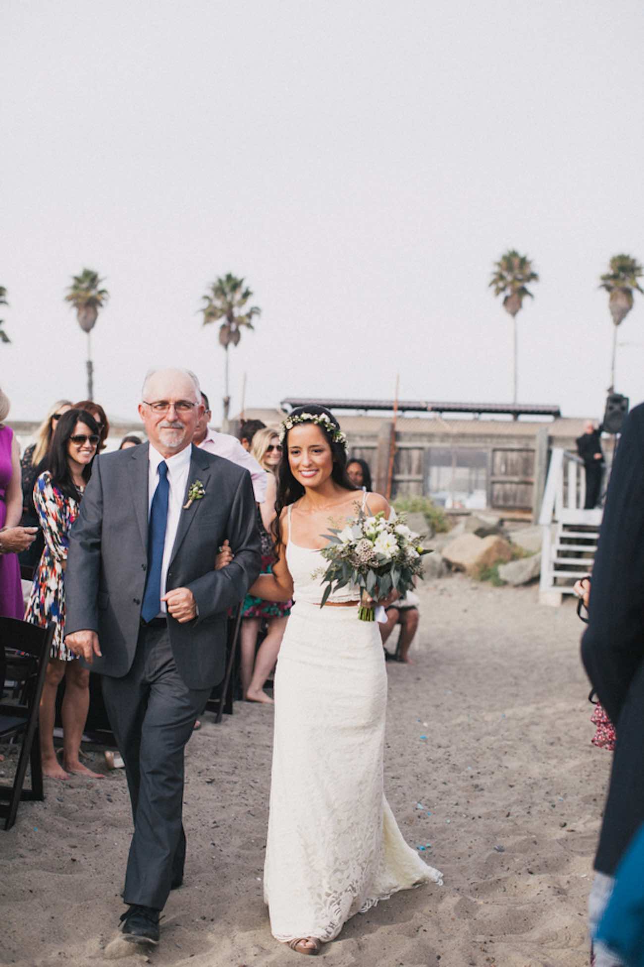 Bohemian Surf Fiesta Beach Wedding - Alexandra Wallace Photography