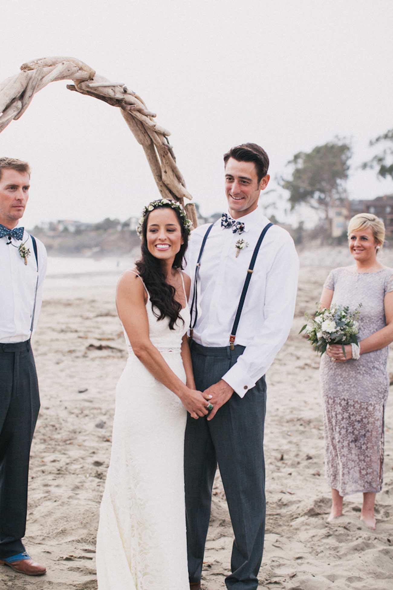 Bohemian Surf Fiesta Beach Wedding - Alexandra Wallace Photography