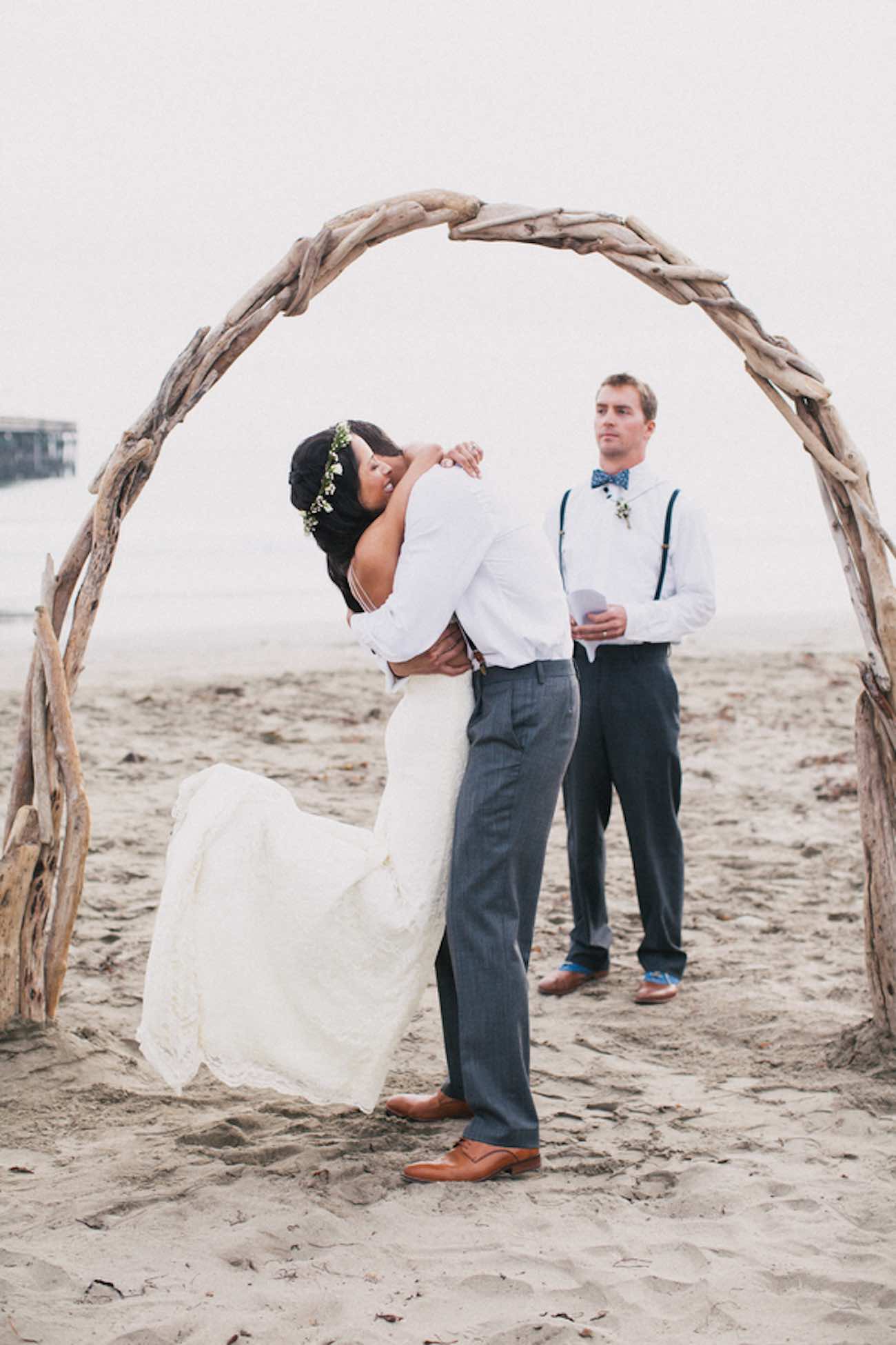 Bohemian Surf Fiesta Beach Wedding - Alexandra Wallace Photography