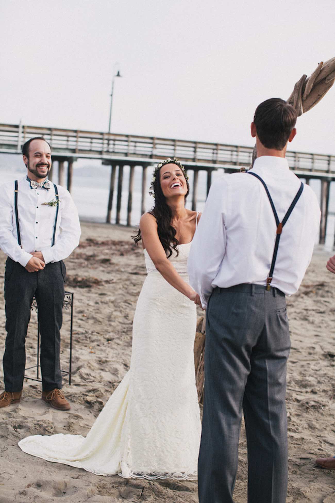 Bohemian Surf Fiesta Beach Wedding - Alexandra Wallace Photography