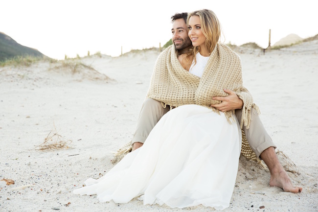 Boho beach wedding blankets