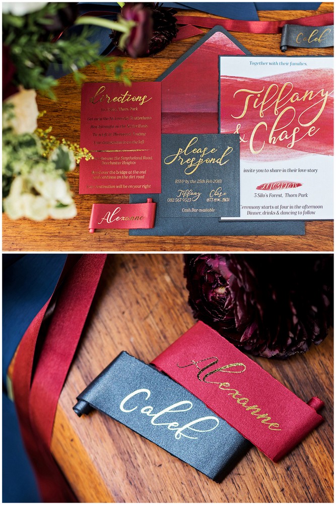 Navy blue maroon outlet and gold wedding