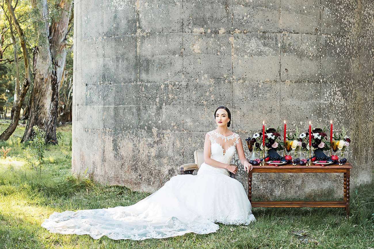 Burgundy red Navy Blue Wedding