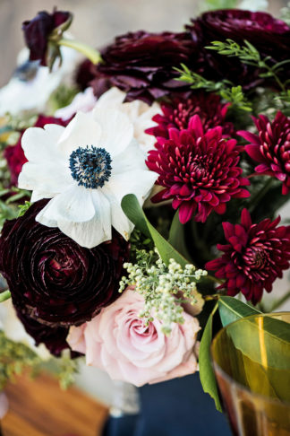 Burgundy red Navy Blue Wedding