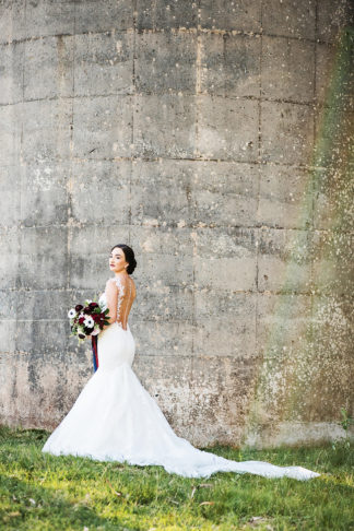 Burgundy red Navy Blue Wedding