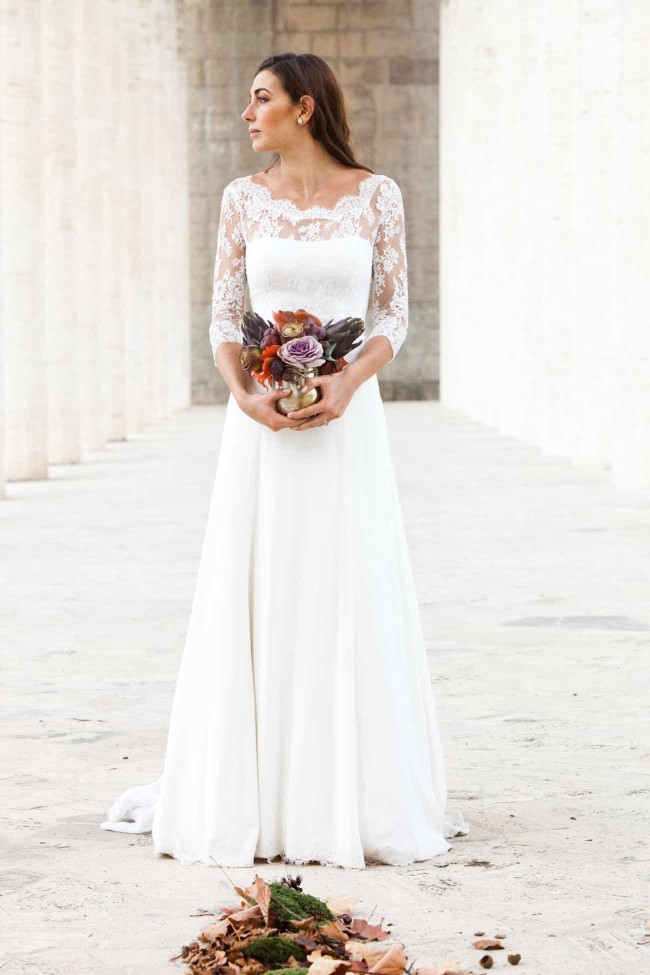 Marble & Romance in Rome, bridal shoot inspired by Caravaggio {Guido Caltabiano}