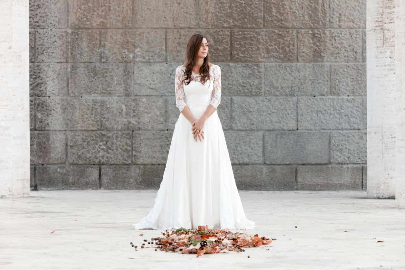 Marble & Romance in Rome, bridal shoot inspired by Caravaggio {Guido Caltabiano}