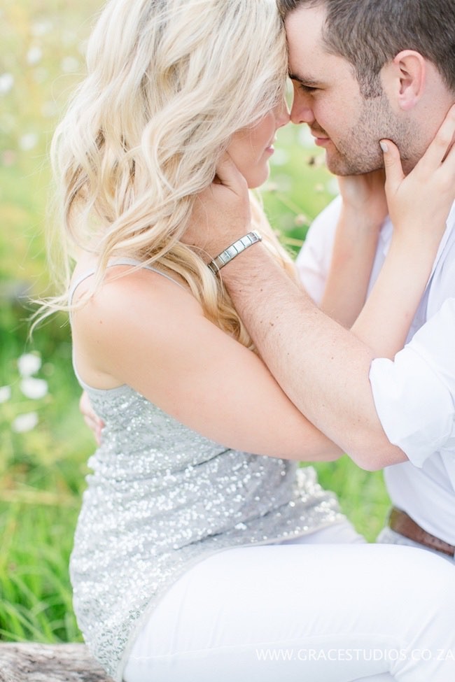 Champagne Engagement Photo Ideas - Grace Studios Photography