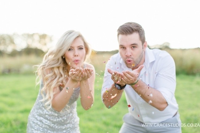 Champagne Engagement Photo Ideas - Grace Studios Photography