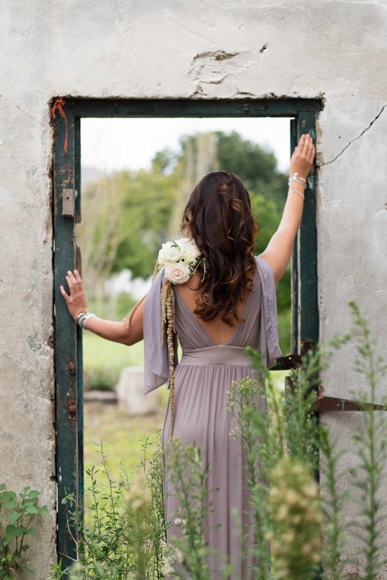 green bohemian bridesmaid dresses