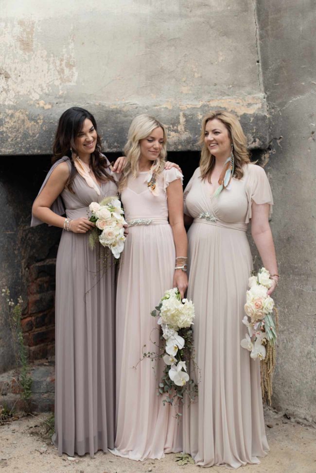 Gorgeously Chic Bohemian Bridesmaid Dresses and style ideas by Jacoba Clothing {Samantha Clifton Photography}