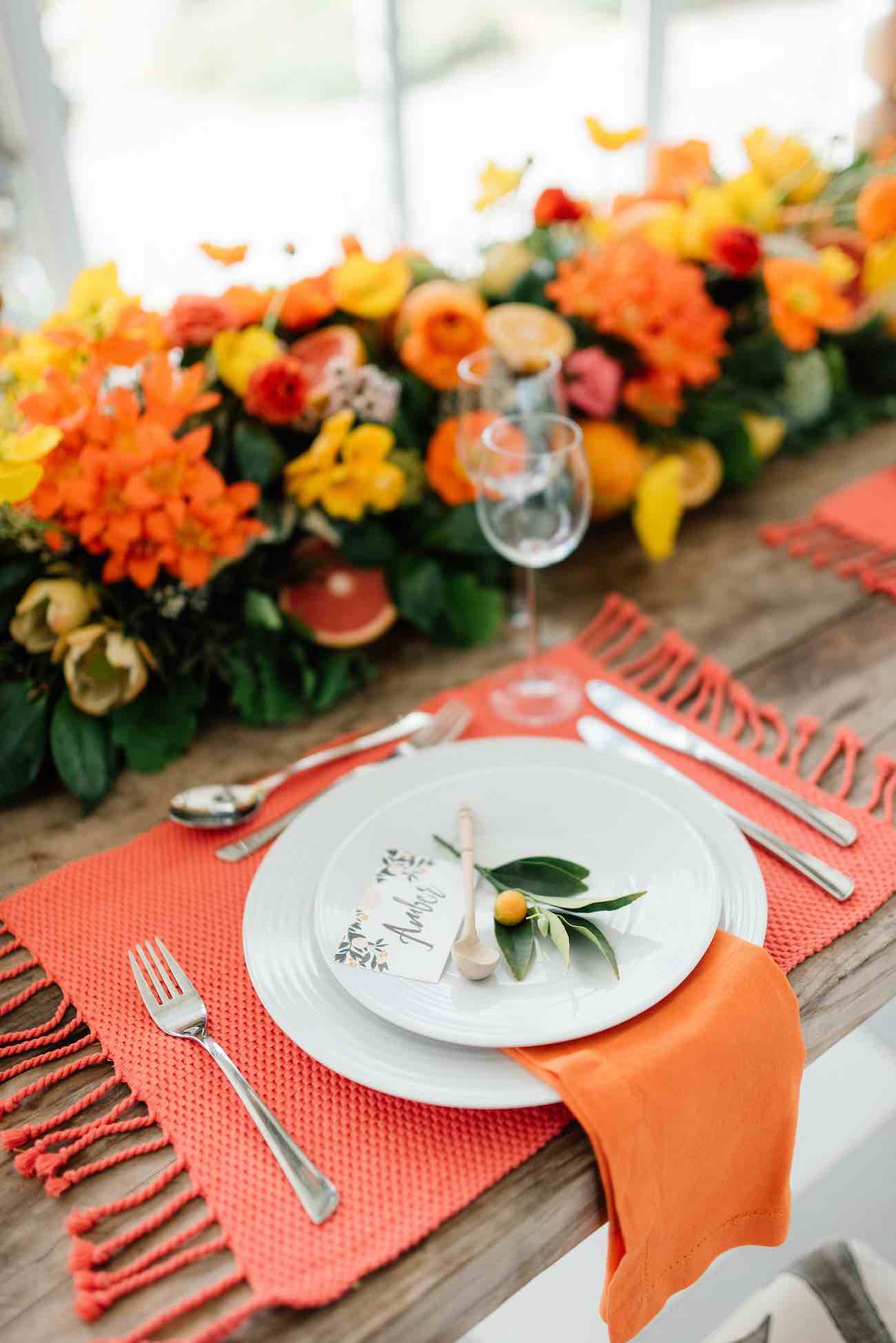 Citrus Wedding Ideas 