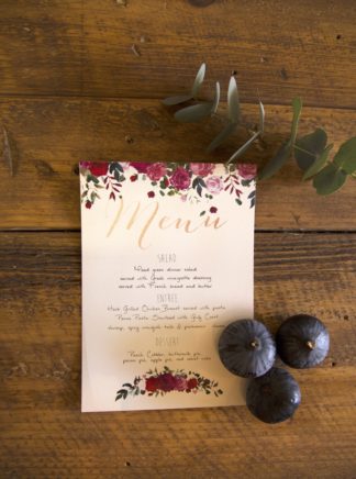 Copper Burgundy and Blush Wedding