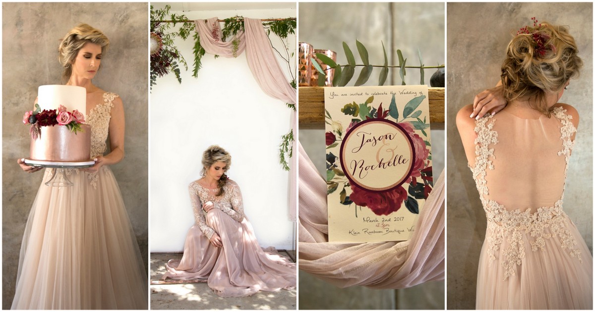 Copper Burgundy and Blush Wedding