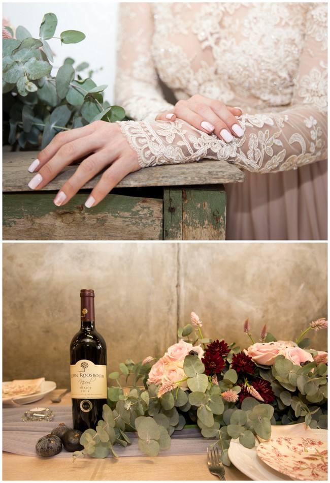 Copper Burgundy and Blush Wedding