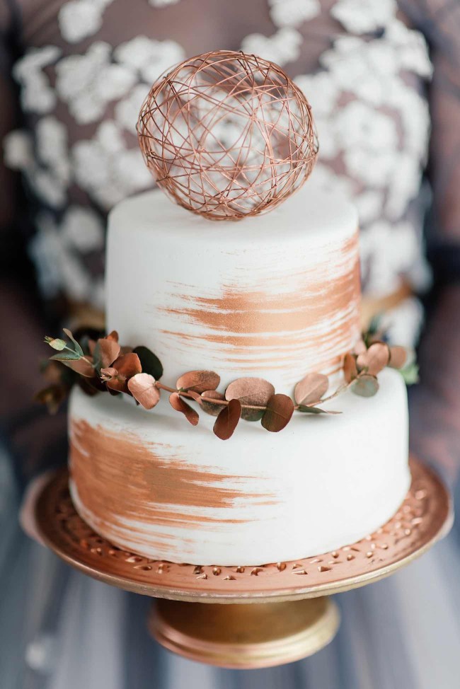 Romantic Copper Metallic & Blush Wedding Ideas