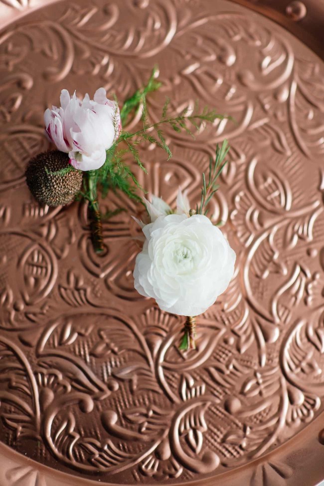 Romantic Copper Metallic & Blush Wedding Ideas