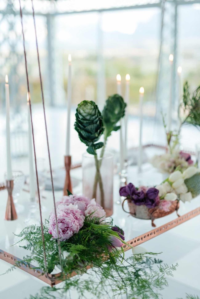 Romantic Copper Metallic & Blush Wedding Ideas