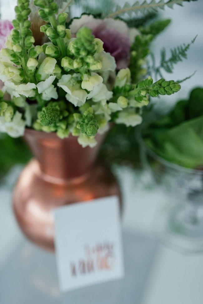 Romantic Copper Metallic & Blush Wedding Ideas