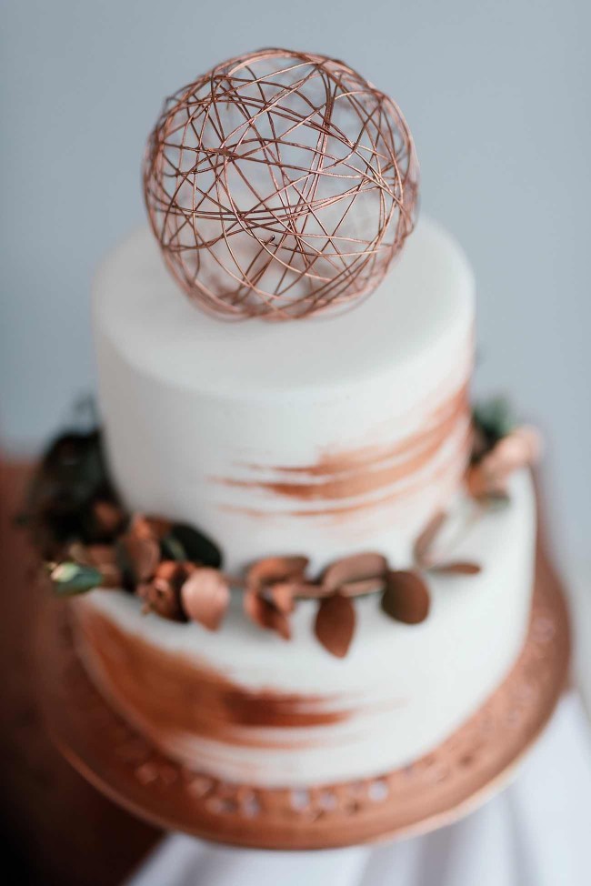 Romantic Copper Metallic & Blush Wedding Ideas