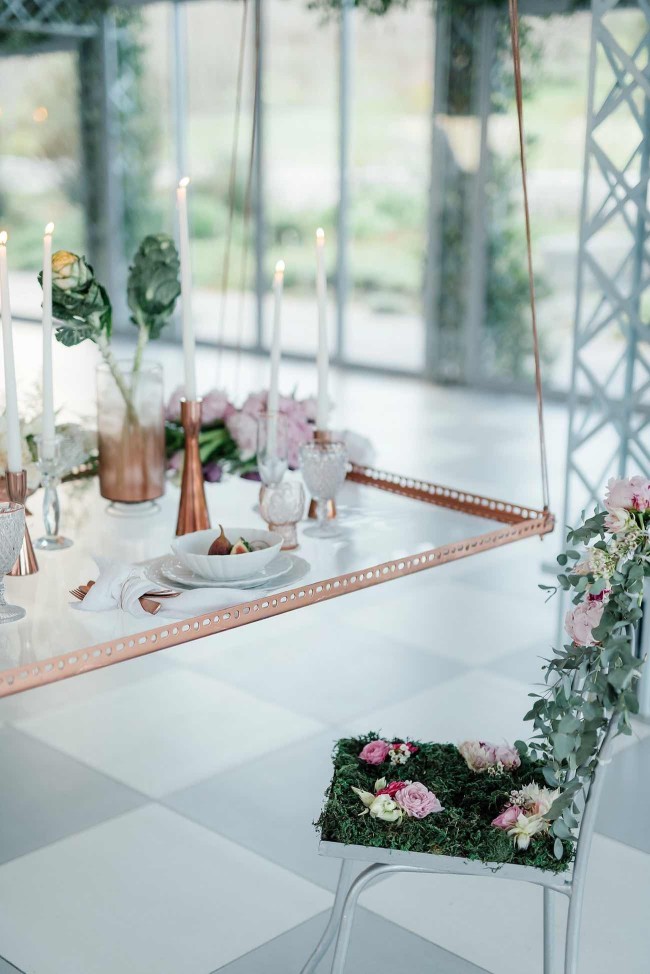 Romantic Copper Metallic & Blush Wedding Ideas