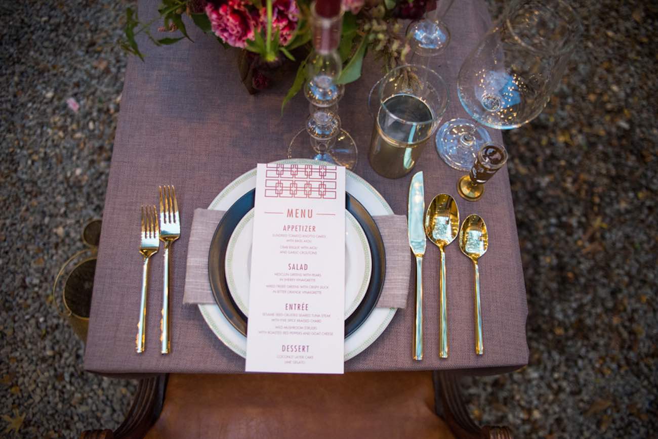 Cranberry + Navy Atrium Rooftop Wedding 59