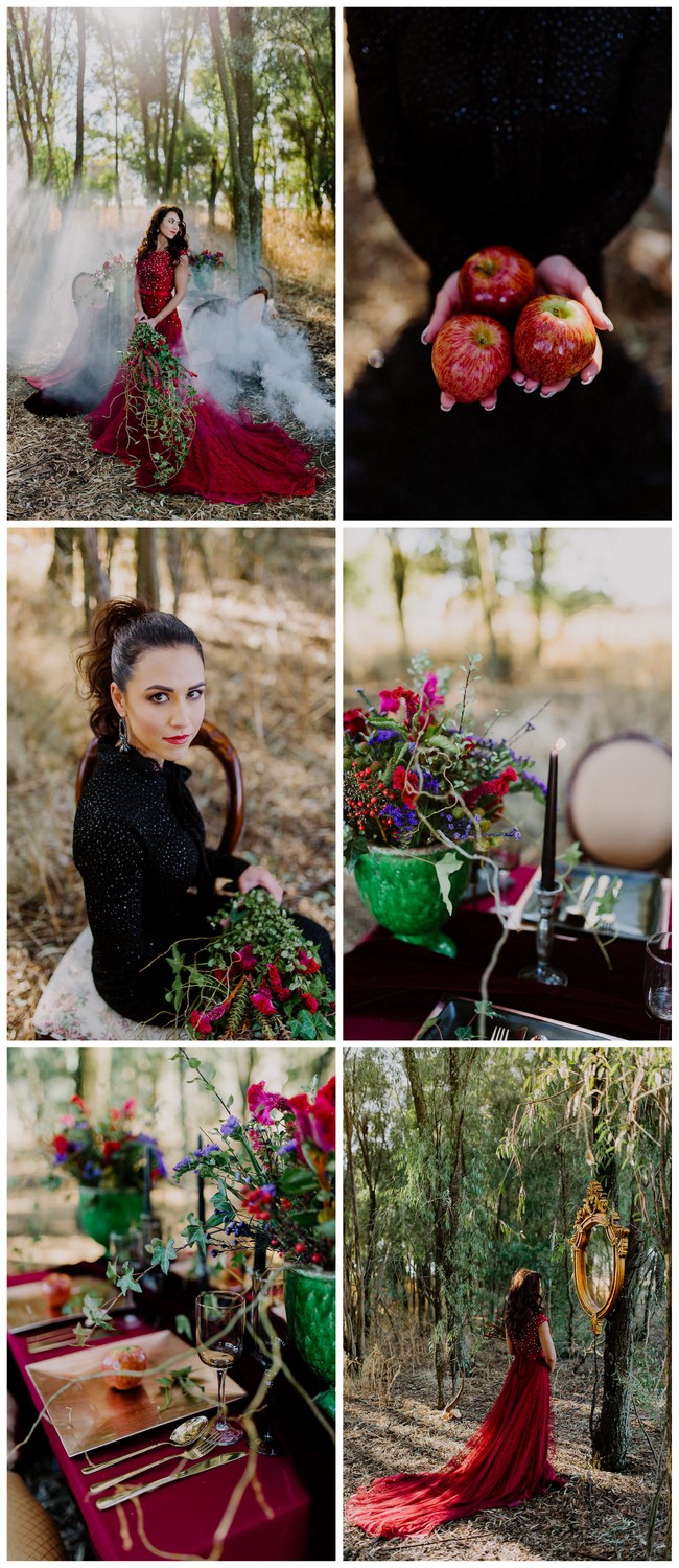dramatic-black-and-red-forest-wedding-2